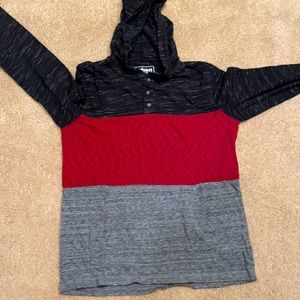 Long Sleeve Hooded Shirt